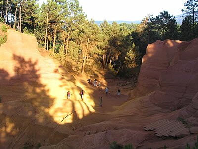 Roussillon - Les falaises d'ocre - Provence
